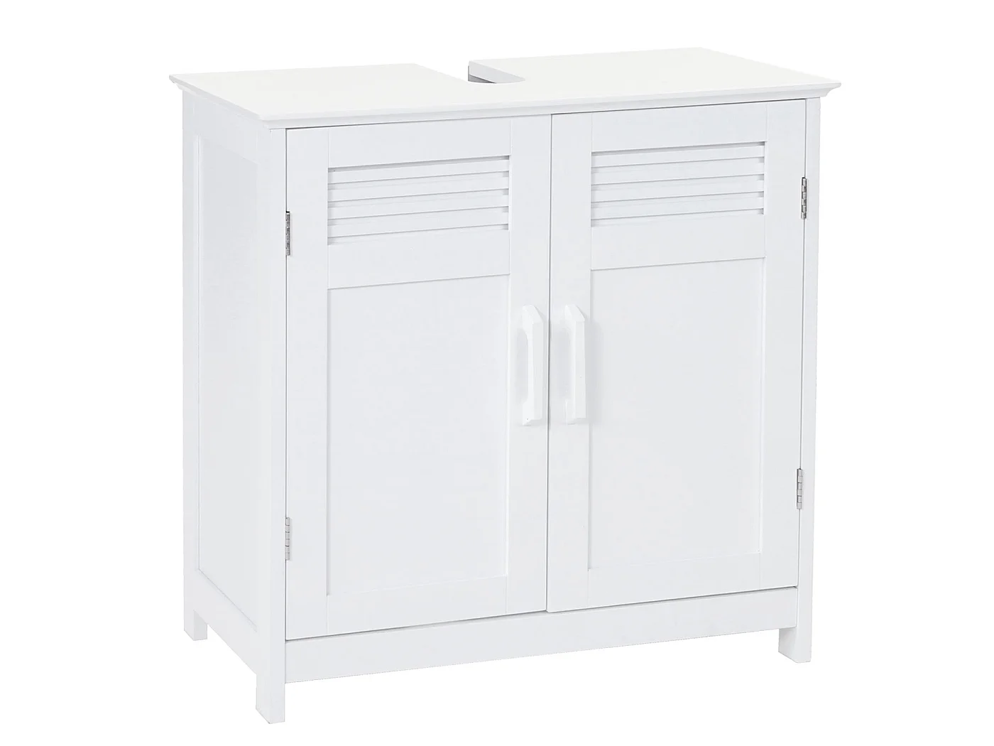 Meuble sous-lavabo MCW-A85,  blanc