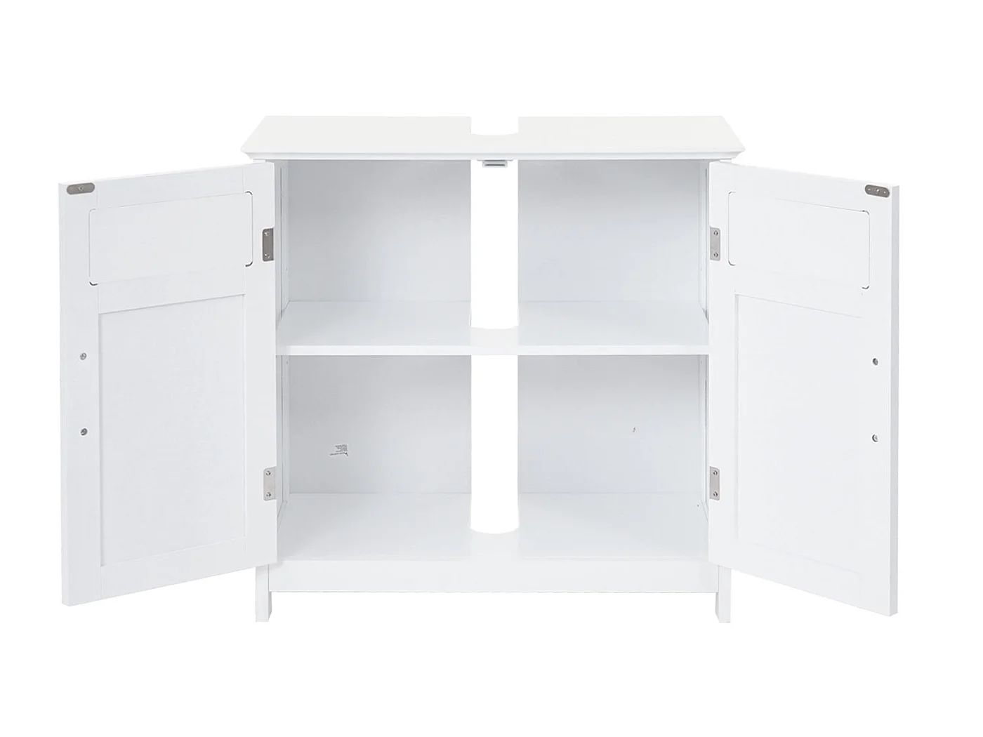 Meuble sous-lavabo MCW-A85,  blanc
