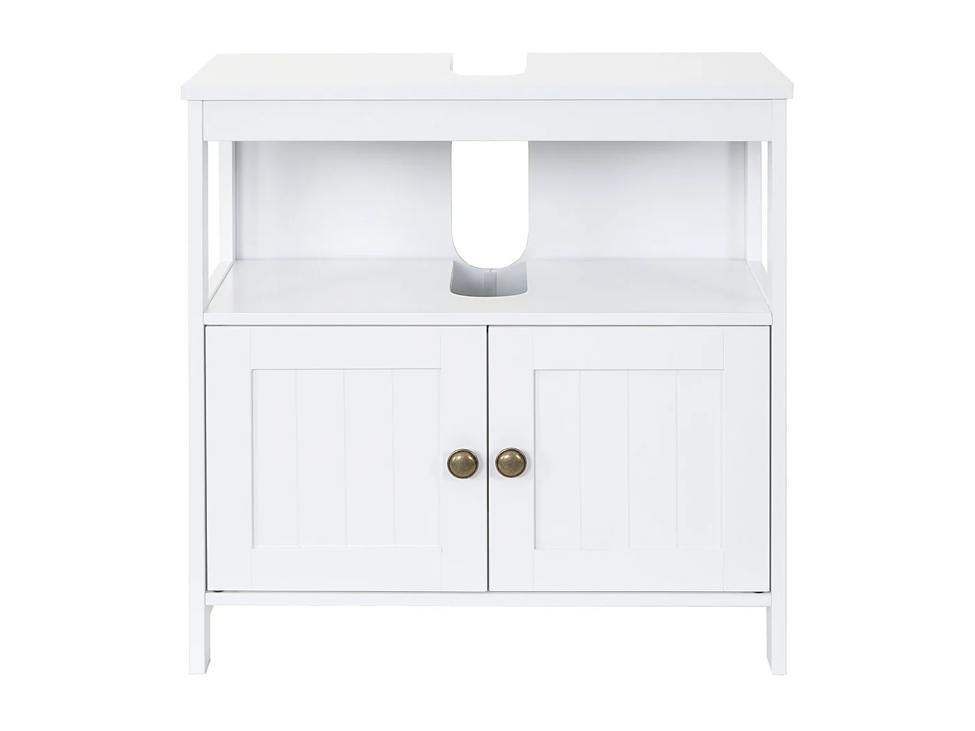 Meuble sous-lavabo MCW-B63,  blanc