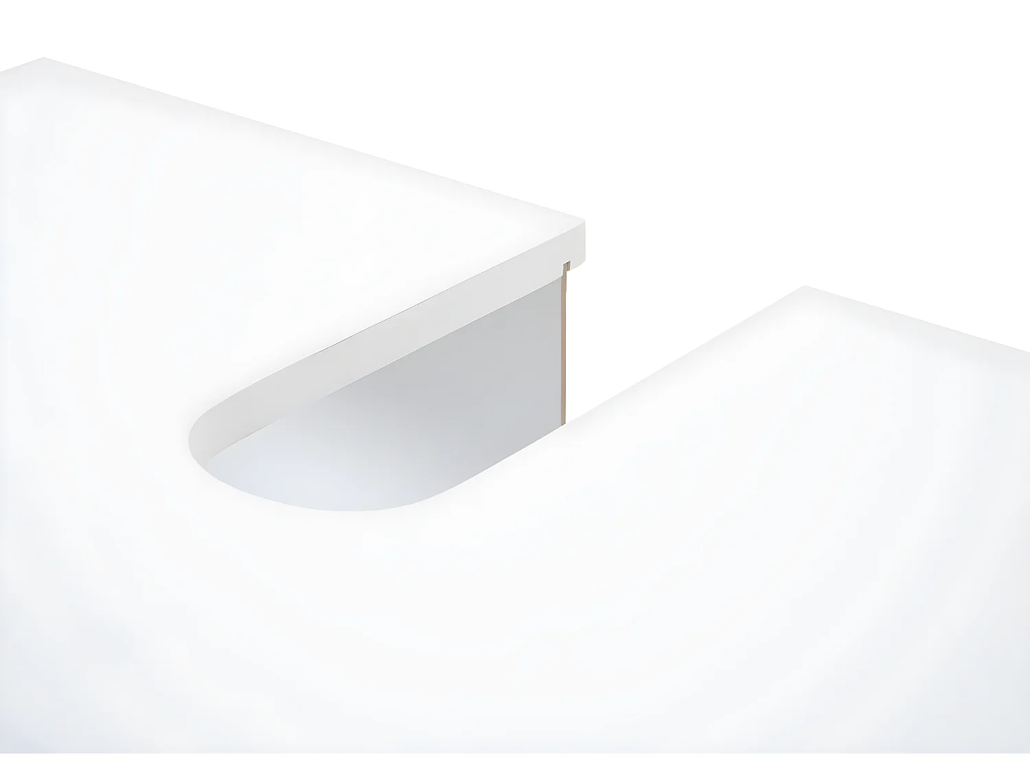 Meuble sous-lavabo MCW-B63,  blanc