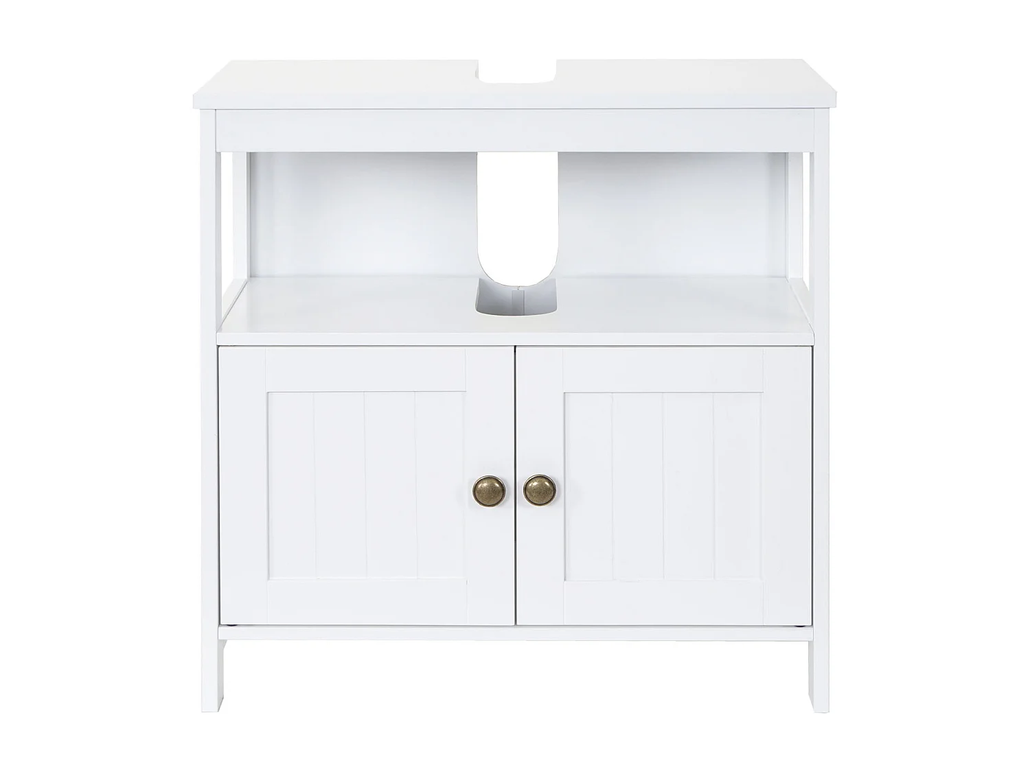 Meuble sous-lavabo MCW-B63,  blanc