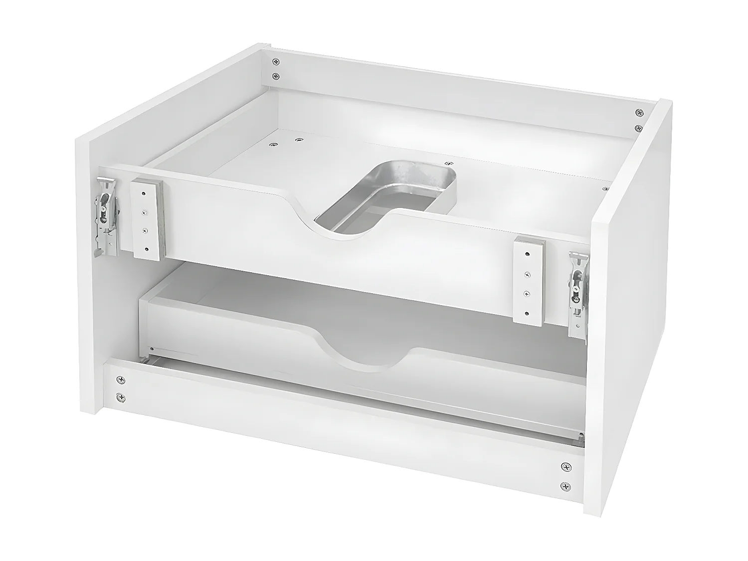 Meuble sous-lavabo MCW-B19,  blanc
