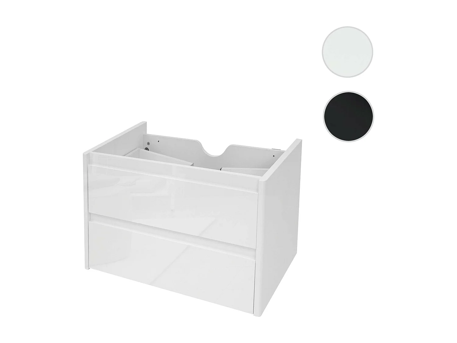 Meuble sous-lavabo MCW-B19,  blanc