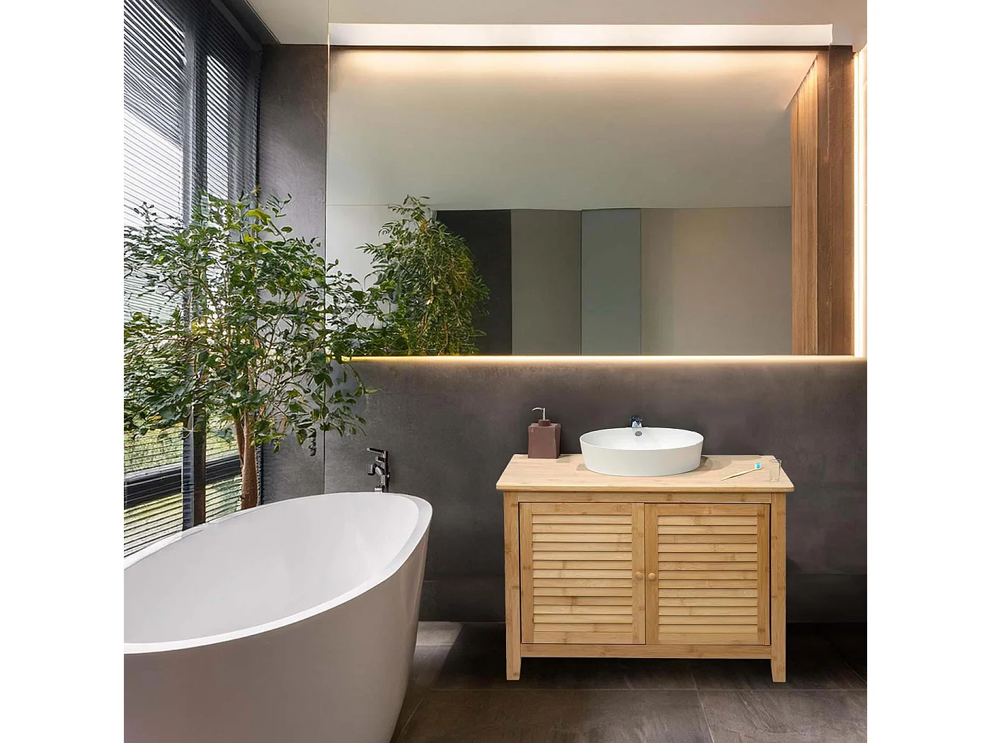 Móvel de toucador MCW-B18,  60x80x40cm