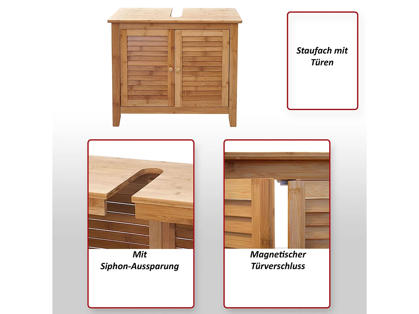 Wastafelonderkast MCW-B18,  60x80x40cm