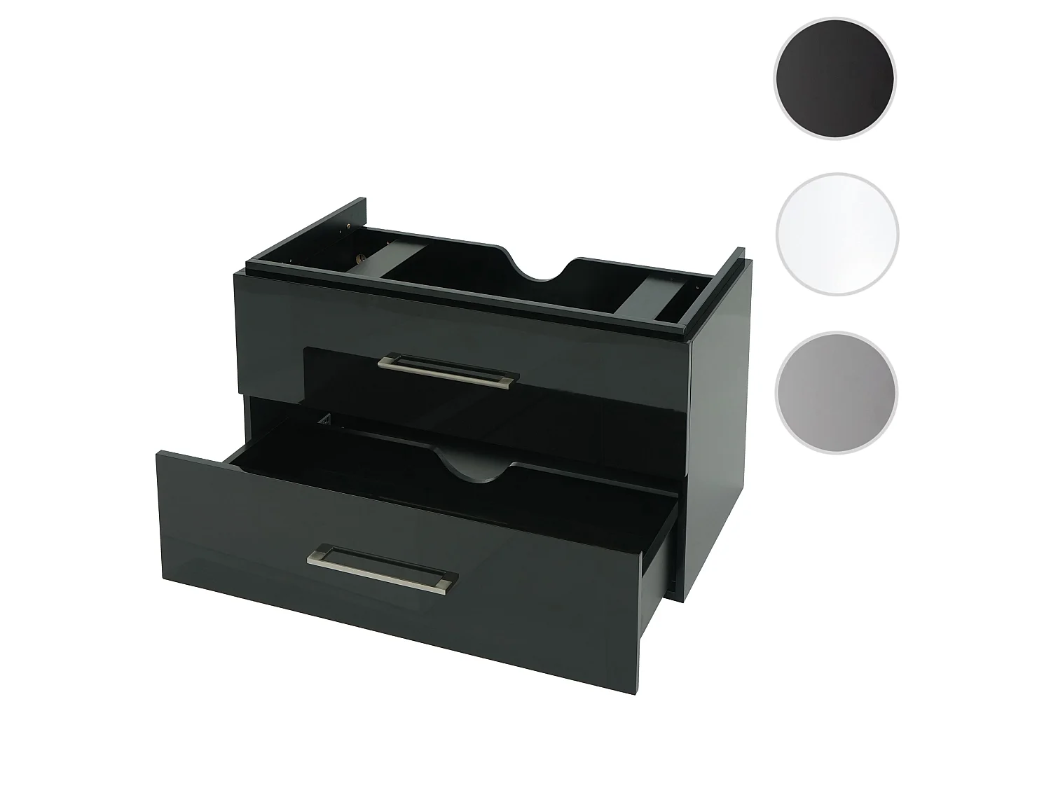 Mueble lavabo Premium MCW-D16,  negro