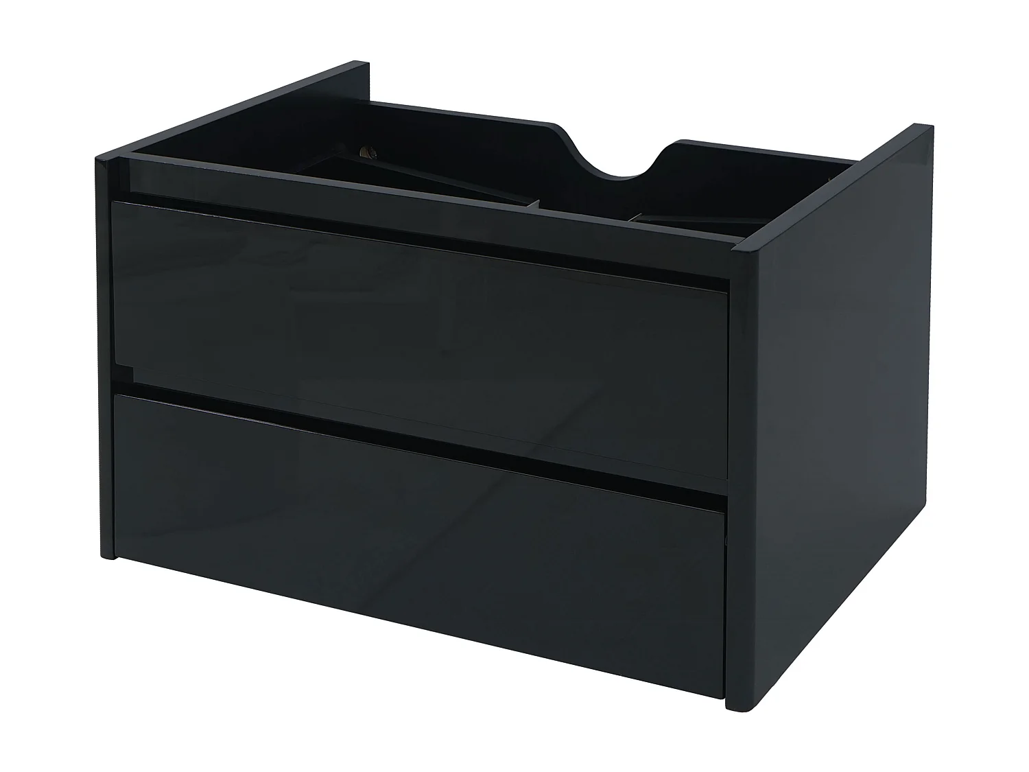 Meuble sous-lavabo MCW-B19,  noir