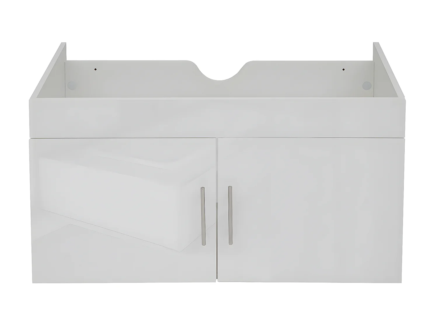 Meuble sous-lavabo MCW-D16,  blanc