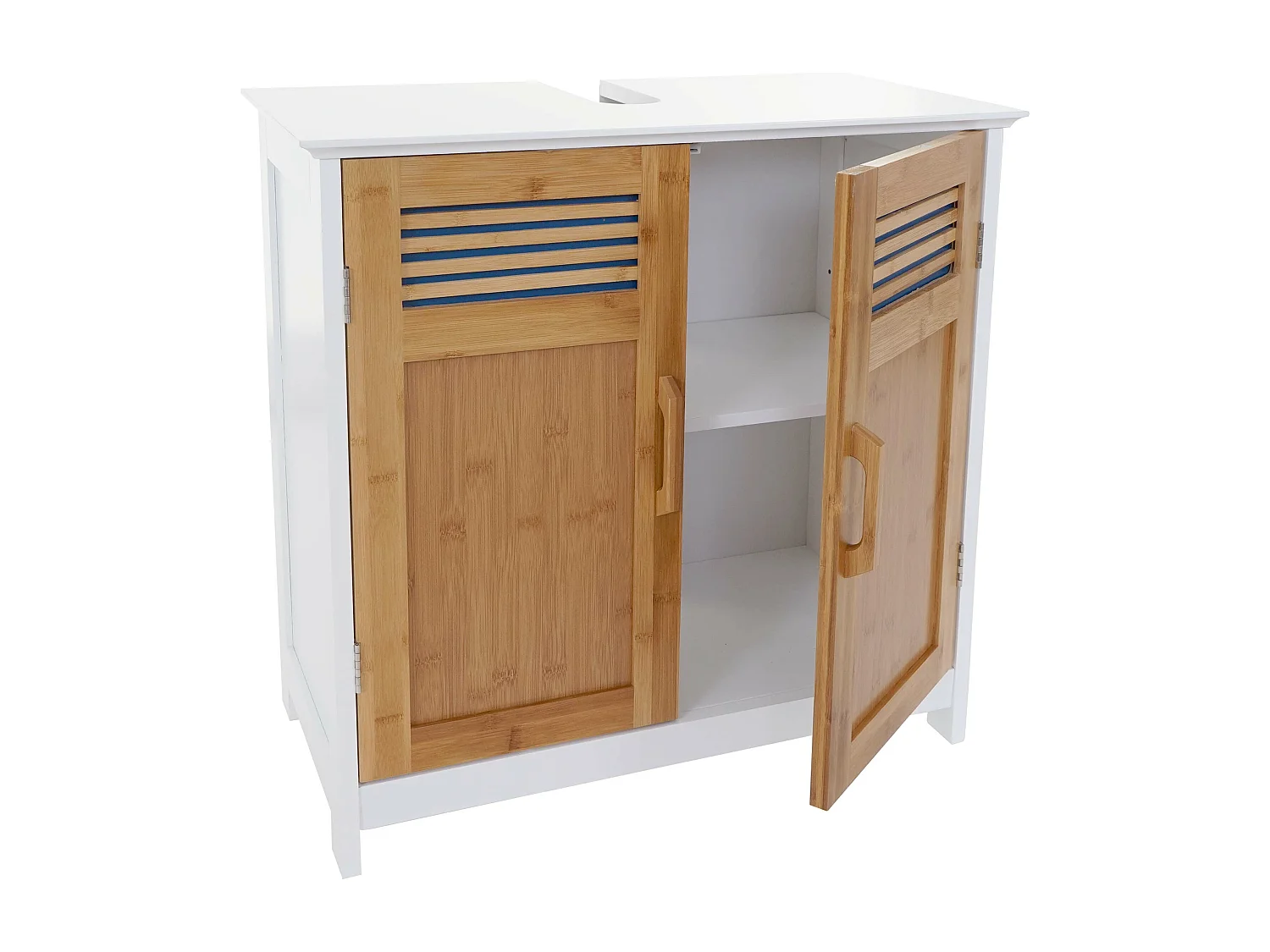 Meuble sous-lavabo MCW-A85,  bambou