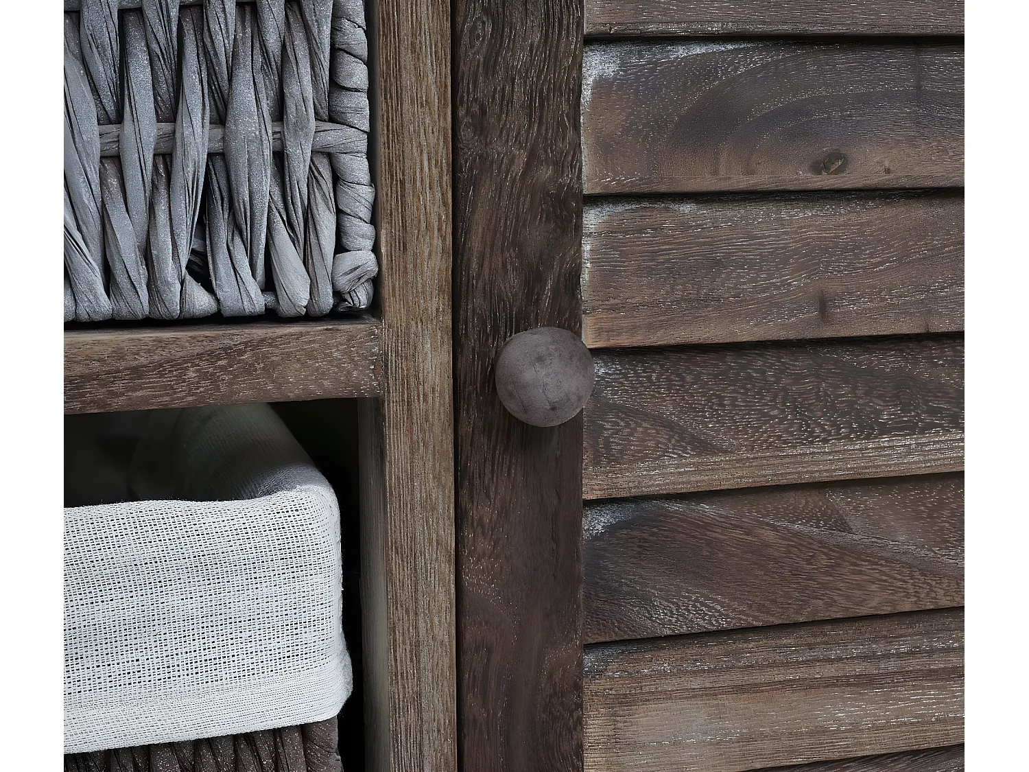 Szafka podumywalkowa MCW-H20,  shabby brown