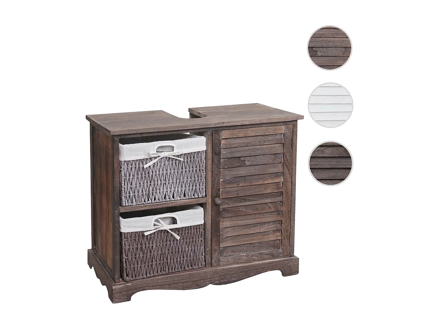 Szafka podumywalkowa MCW-H20,  shabby brown