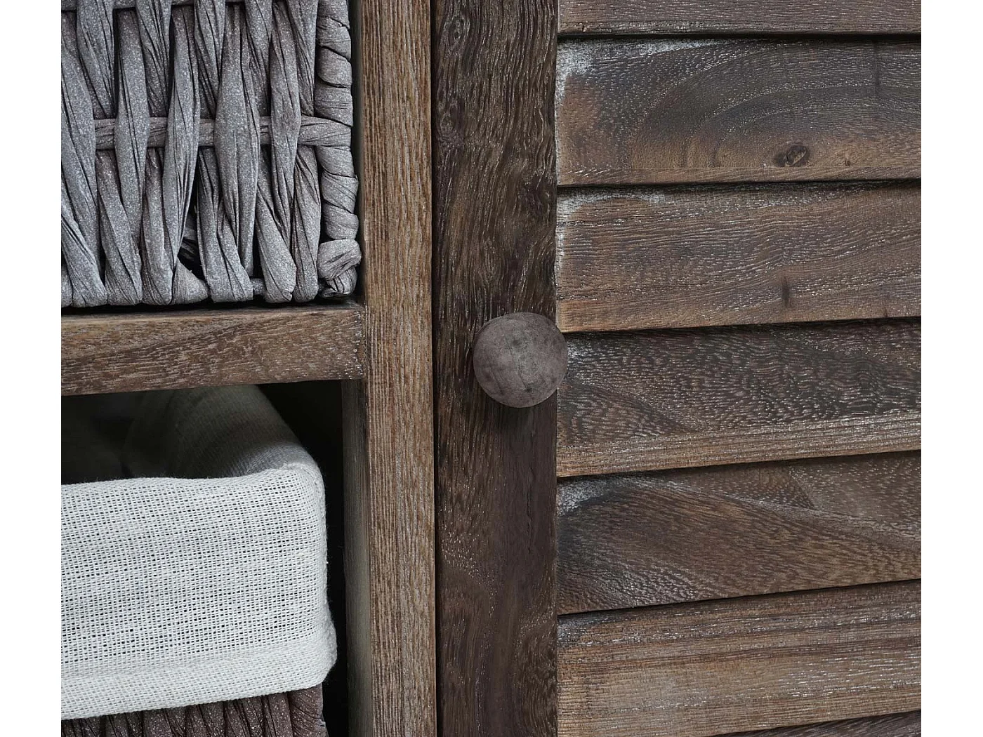 Underskab til håndvask MCW-H20,  shabby brun