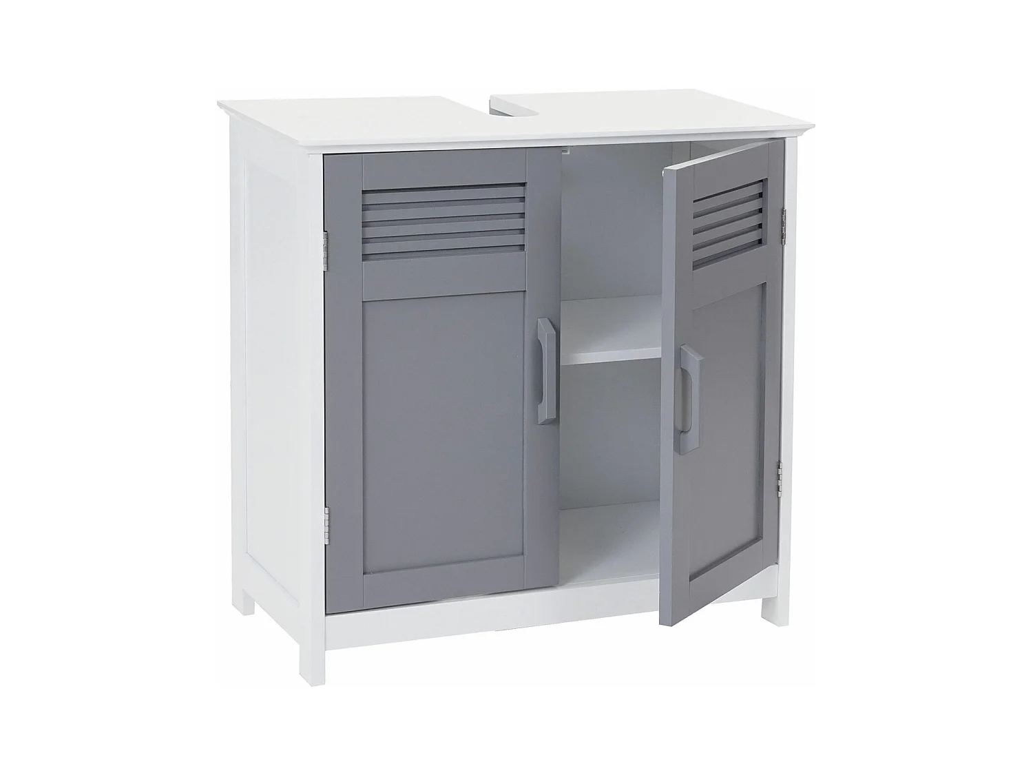 Meuble sous-lavabo MCW-A85,  gris
