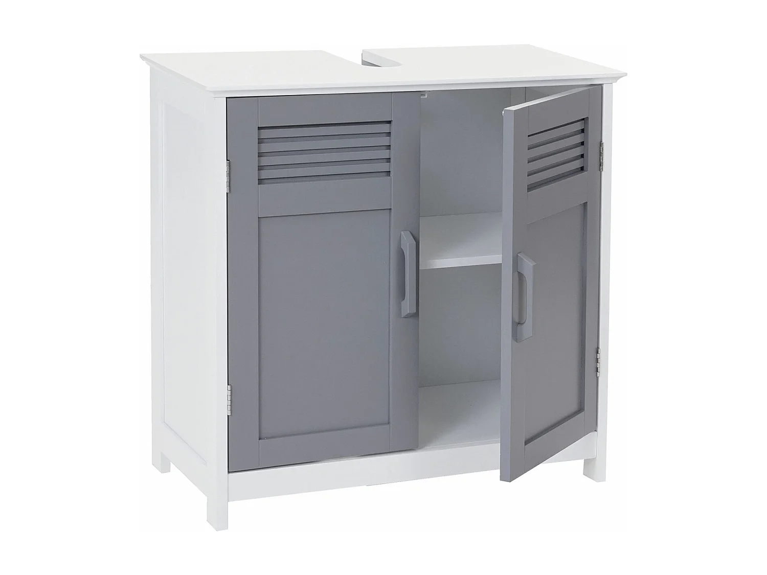 Meuble sous-lavabo MCW-A85,  gris