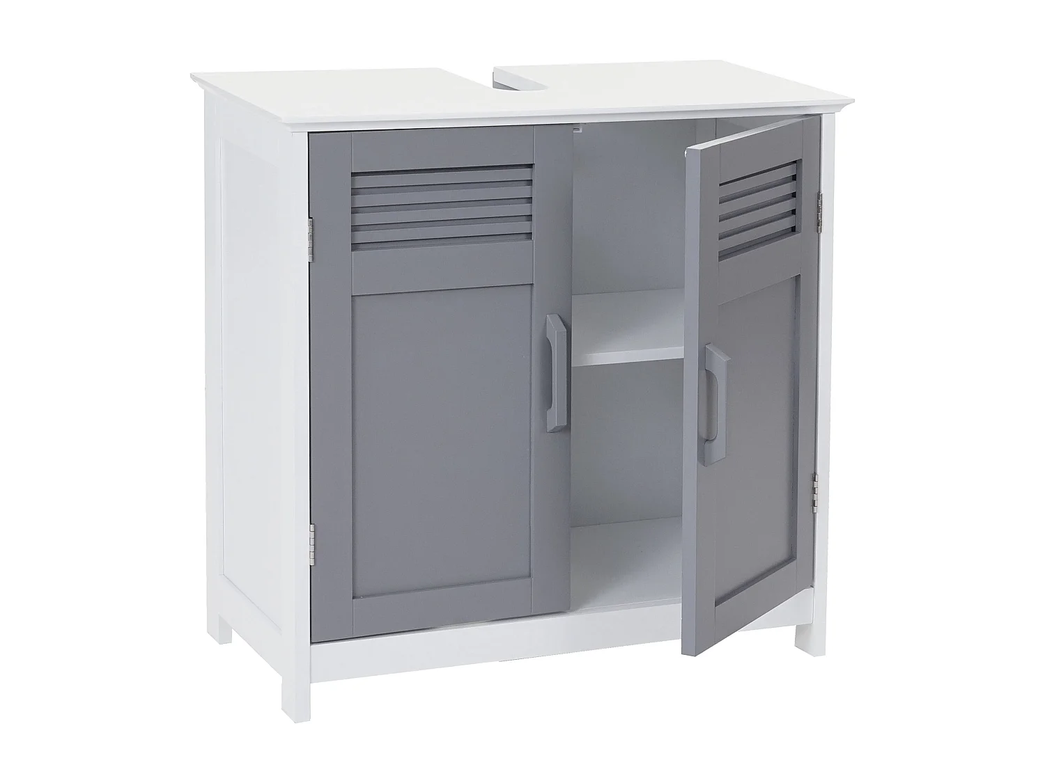 Meuble sous-lavabo MCW-A85,  gris