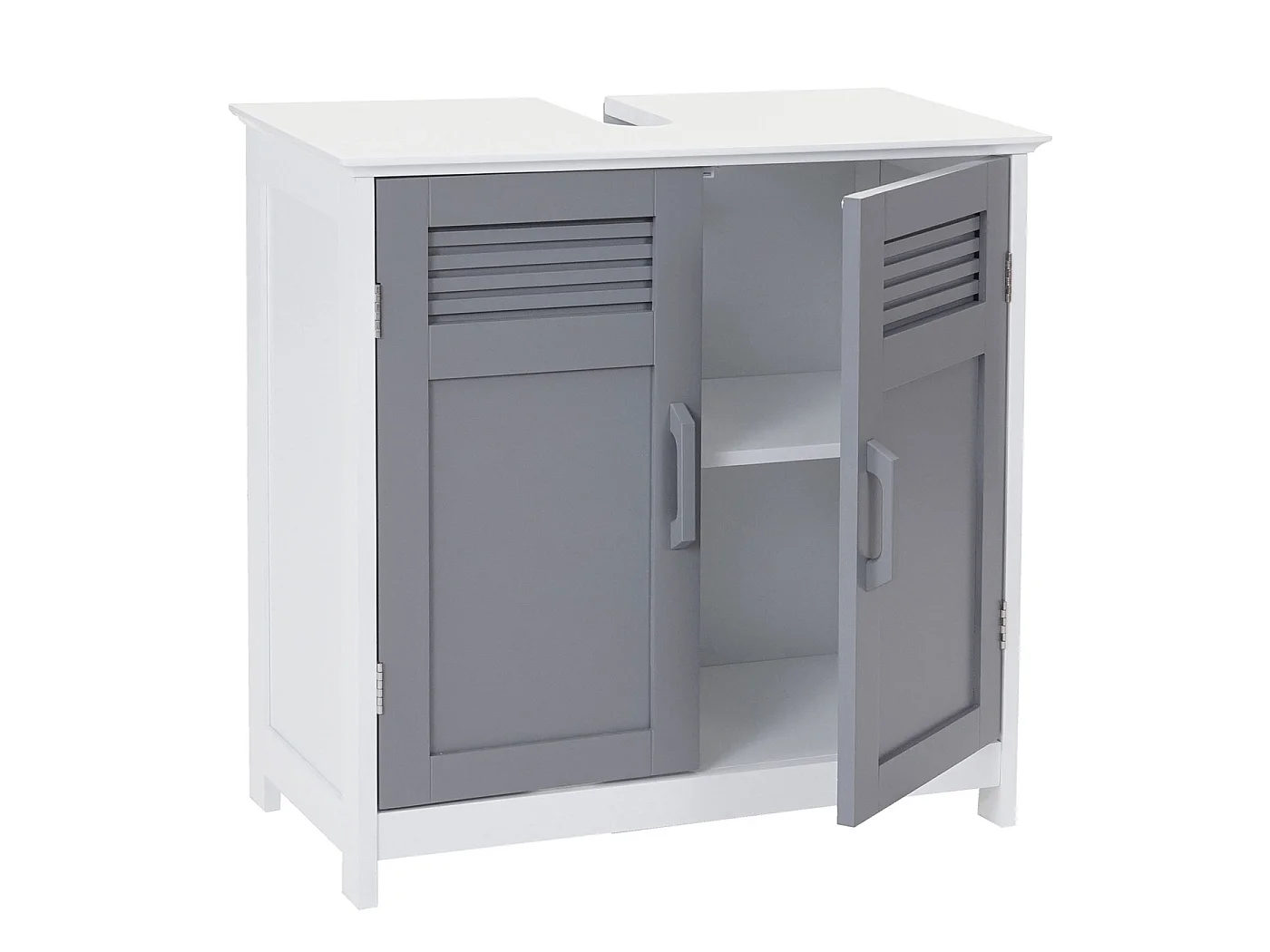 Meuble sous-lavabo MCW-A85,  gris