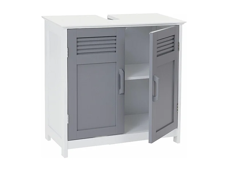 Meuble sous-lavabo MCW-A85,  gris