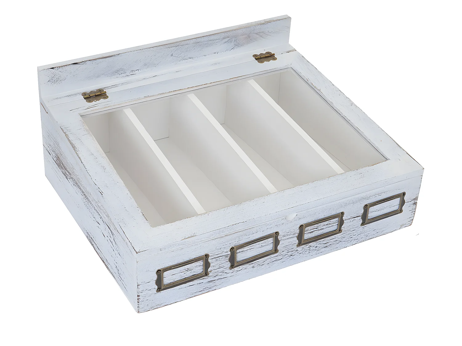 Boîte de rangement MCW-C25,  blanc, shabby