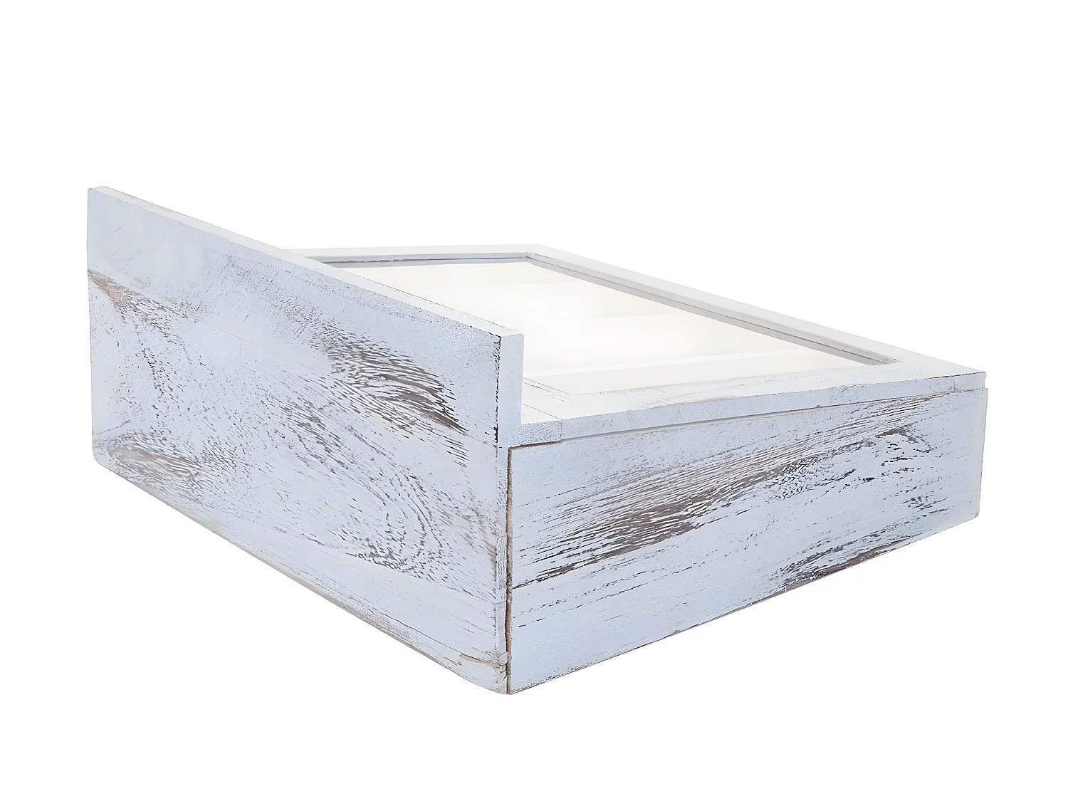 Boîte de rangement MCW-C25,  blanc, shabby