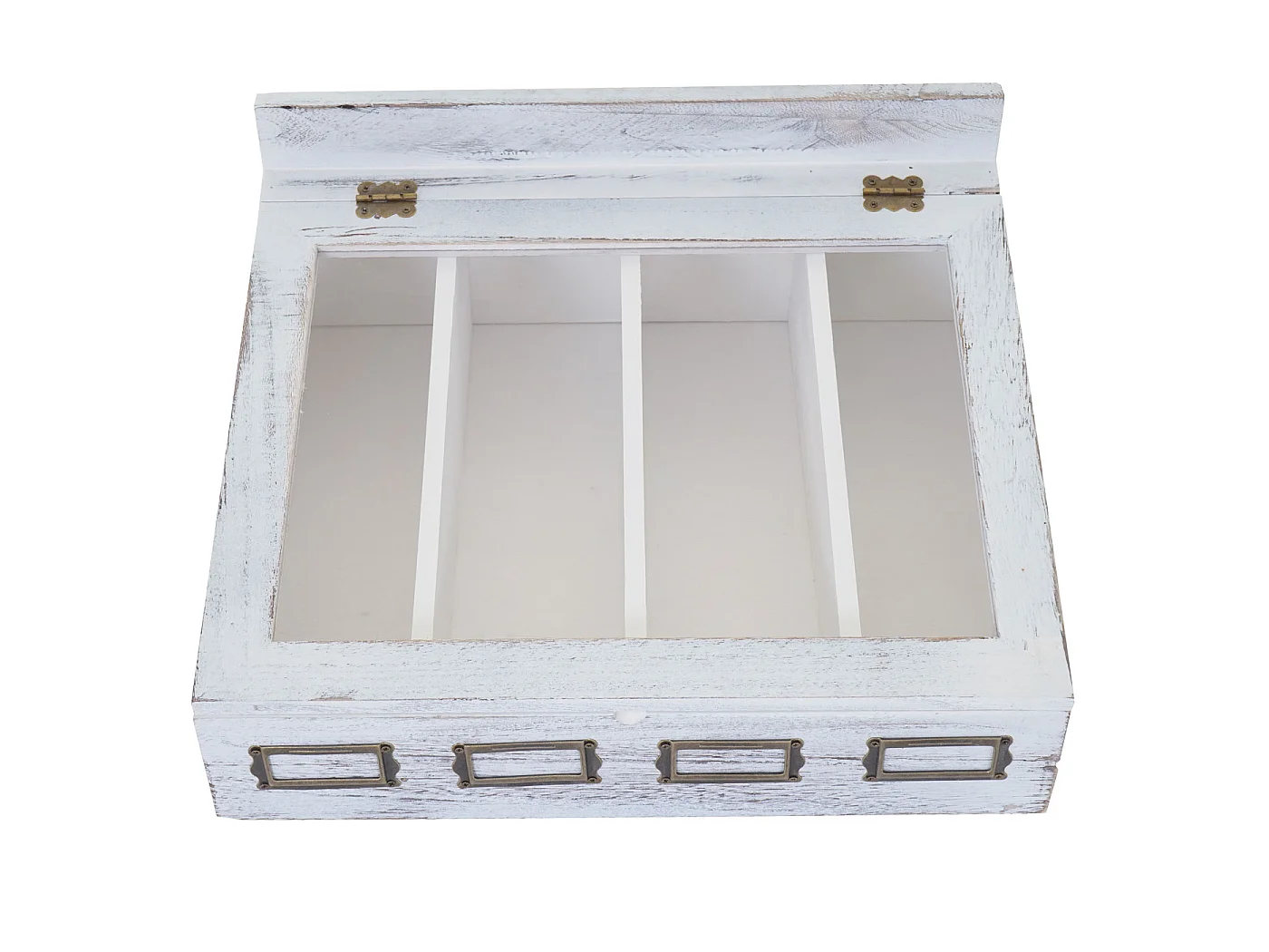 Aufbewahrungsbox MCW-C25, Weiß, shabby