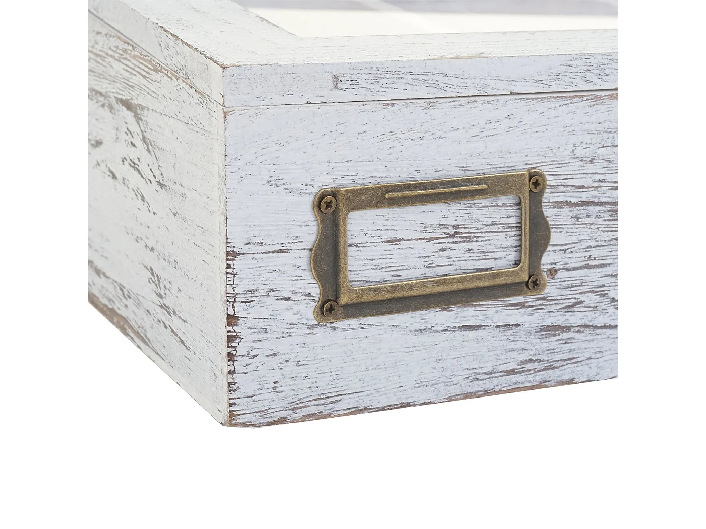 Aufbewahrungsbox MCW-C25, Weiß, shabby