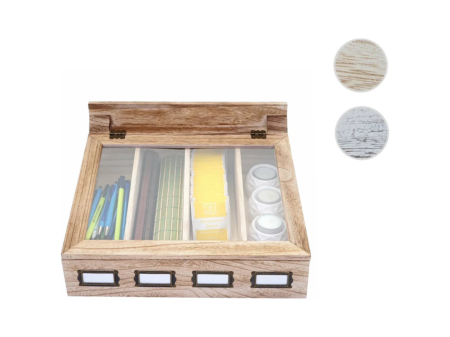 Caja de almacenamiento MCW-C25,  marrón natural