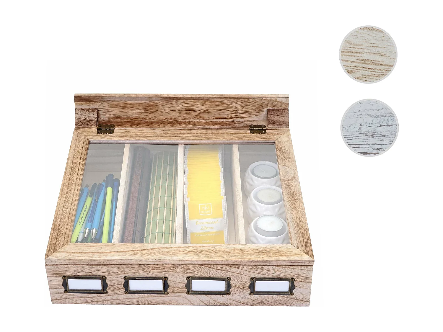 Boîte de rangement MCW-C25,  brun naturel