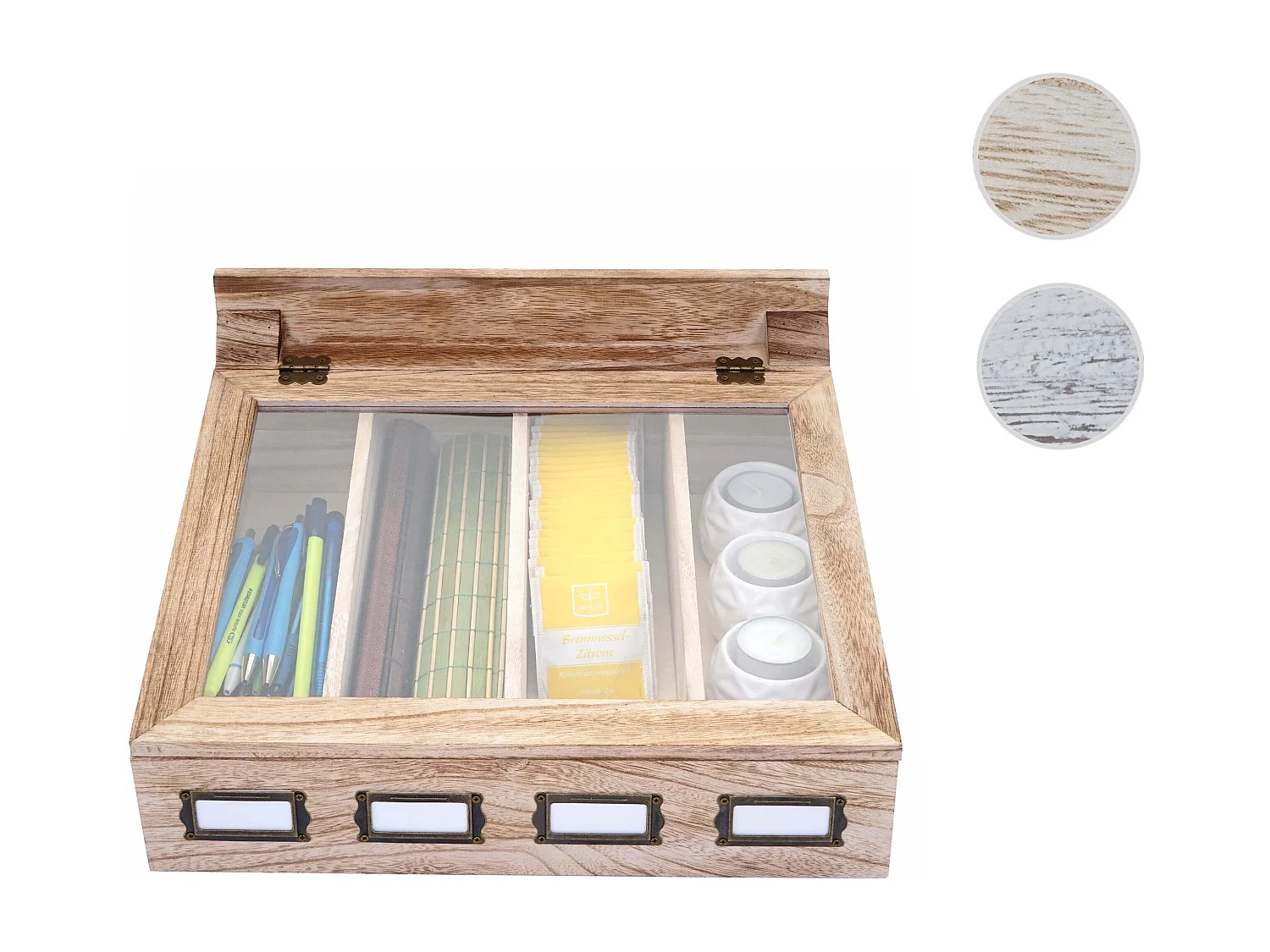 Boîte de rangement MCW-C25,  brun naturel