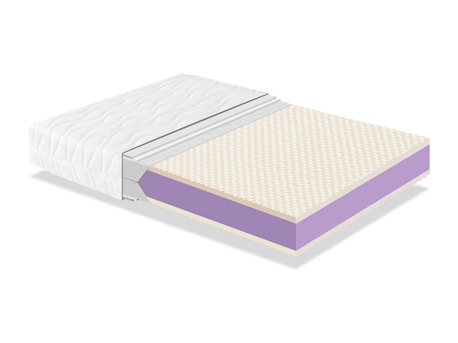 Matelas 140X200 MONETT SOFT Épaisseur 24 cm- Mémoire de forme et déhoussable