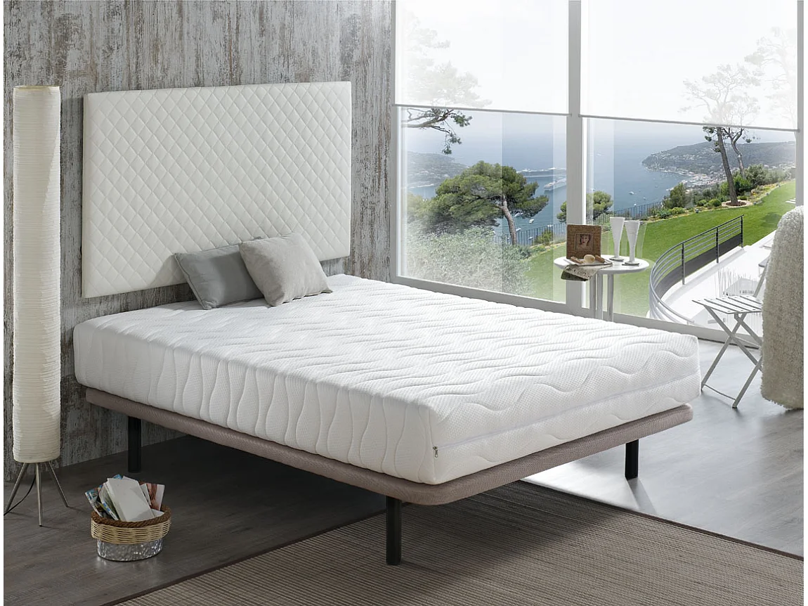 Matratze 200x190 NORMA SOFT- H3 -Hohe 24 cm - Viskoelastik- abnehmbare Abdeckung und Hohe Festigkeit