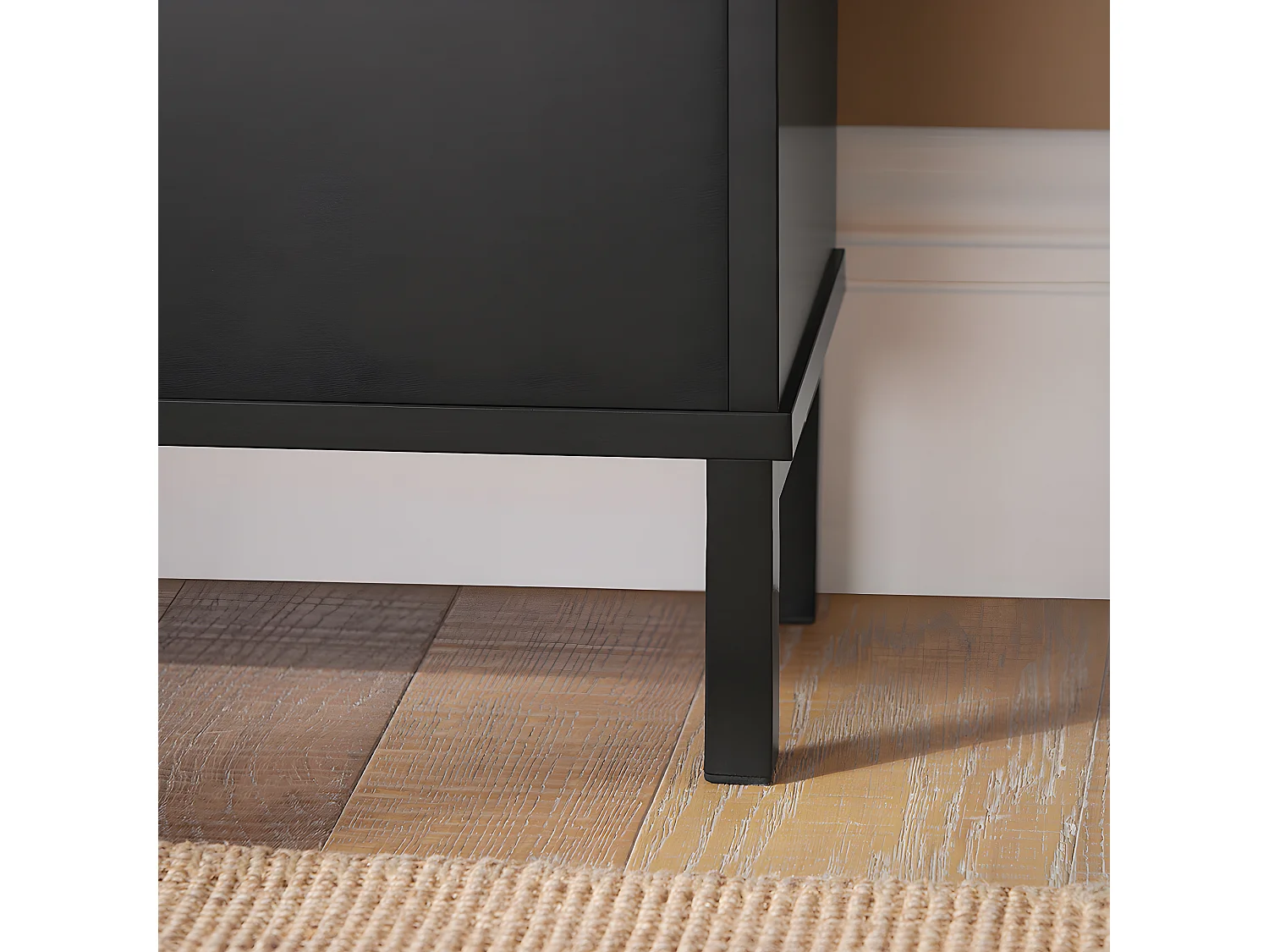 SoBuy Scarpiera Con 4 Scomparti, Colore Grigio. Dimensioni: 100 X 19 X 91 Cm FSR100-HG