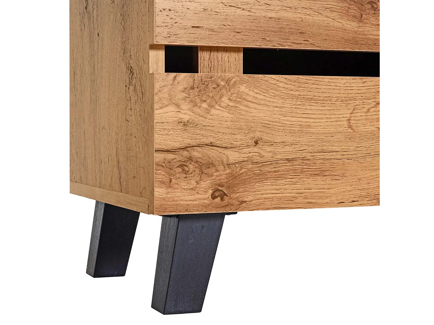 Armadio scaffale mobile MCW-M46 4 ante 8 scomparti 162x80x32cm legno chiaro