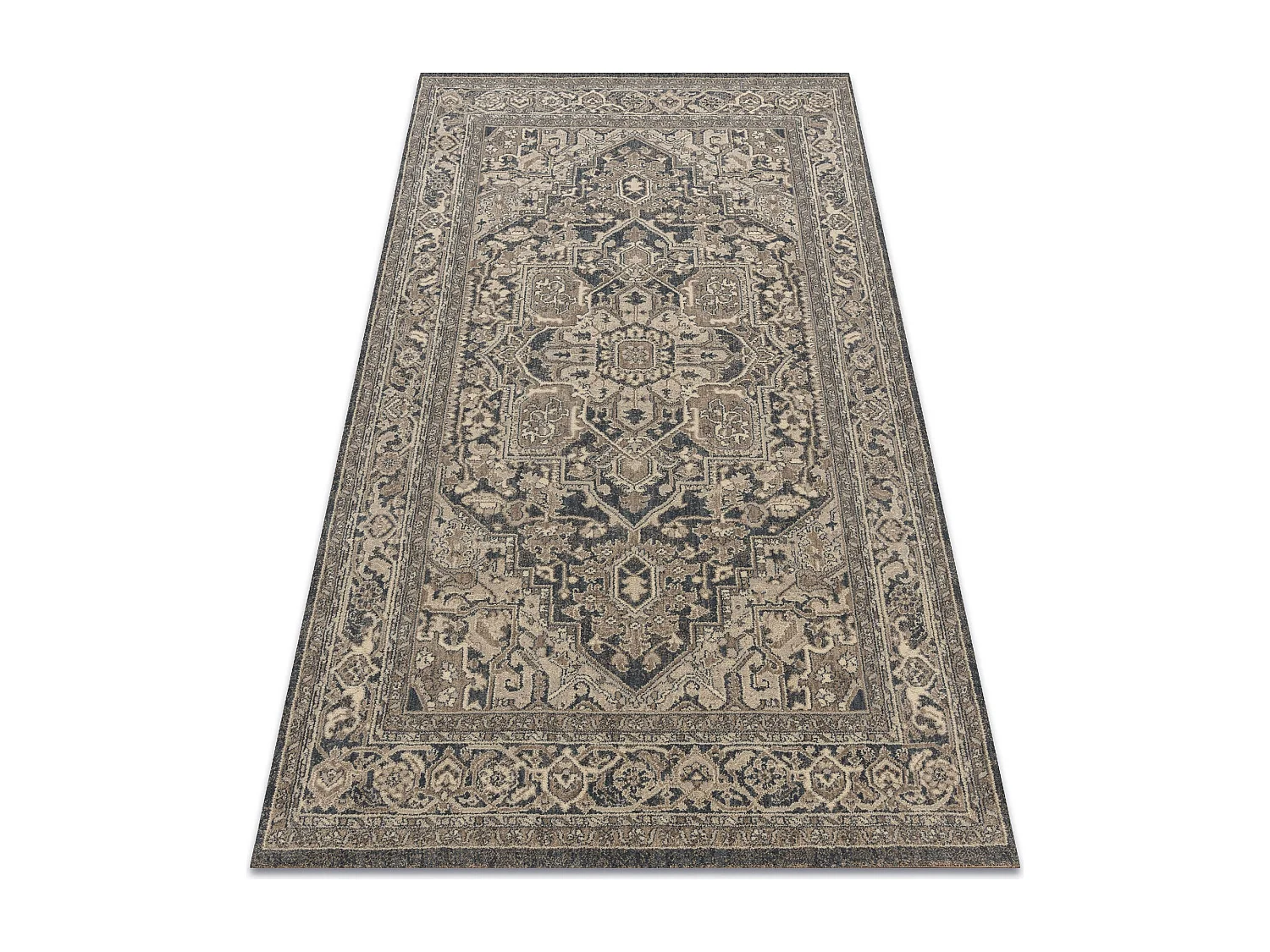 Tapis en laine LEGEND 468 10 GB500 OSTA - Rosace, cadre, exclusif gris 240x340 cm