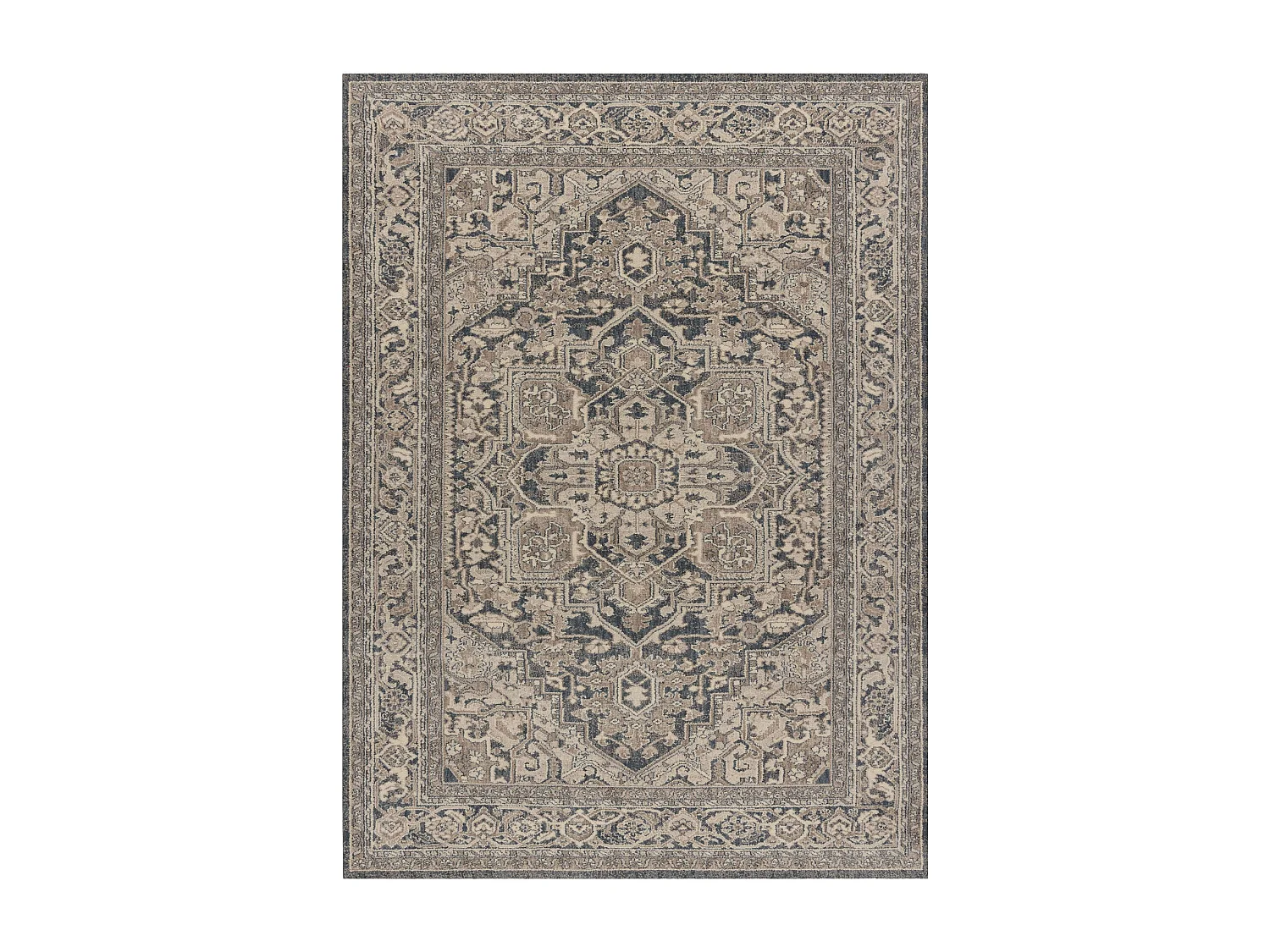 Tapis en laine LEGEND 468 10 GB500 OSTA - Rosace, cadre, exclusif gris 240x340 cm