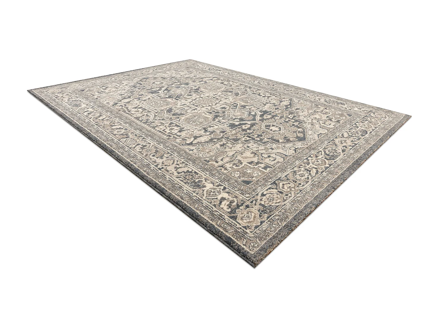 Tapis en laine LEGEND 468 10 GB500 OSTA - Rosace, cadre, exclusif gris 240x340 cm