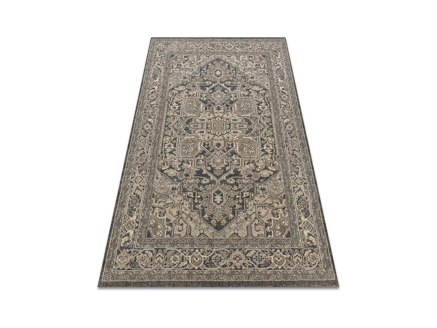 Tapis en laine LEGEND 468 10 GB500 OSTA - Rosace, cadre, exclusif gris 240x340 cm