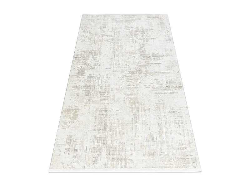 Tapis moderne DUKE 51374 crème - Vintage, structuré, très doux, fra 240x330 cm