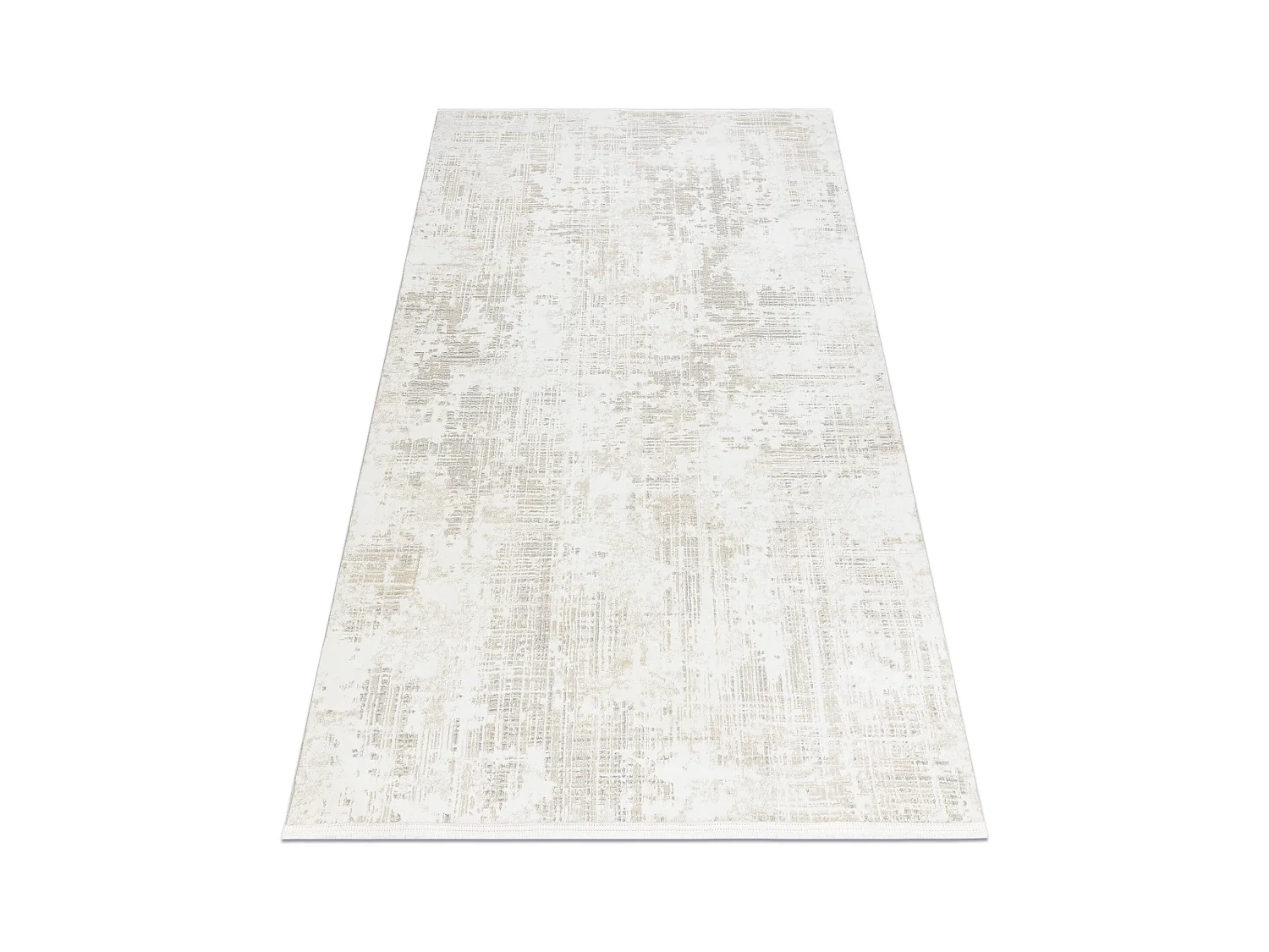 Tapis moderne DUKE 51374 crème - Vintage, structuré, très doux, fra 240x330 cm