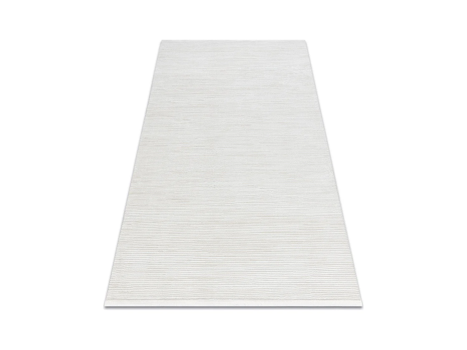 Modern tapijt DUKE 51376 crème - Strepen, gestructureerd, zeer zacht, 140x190 cm