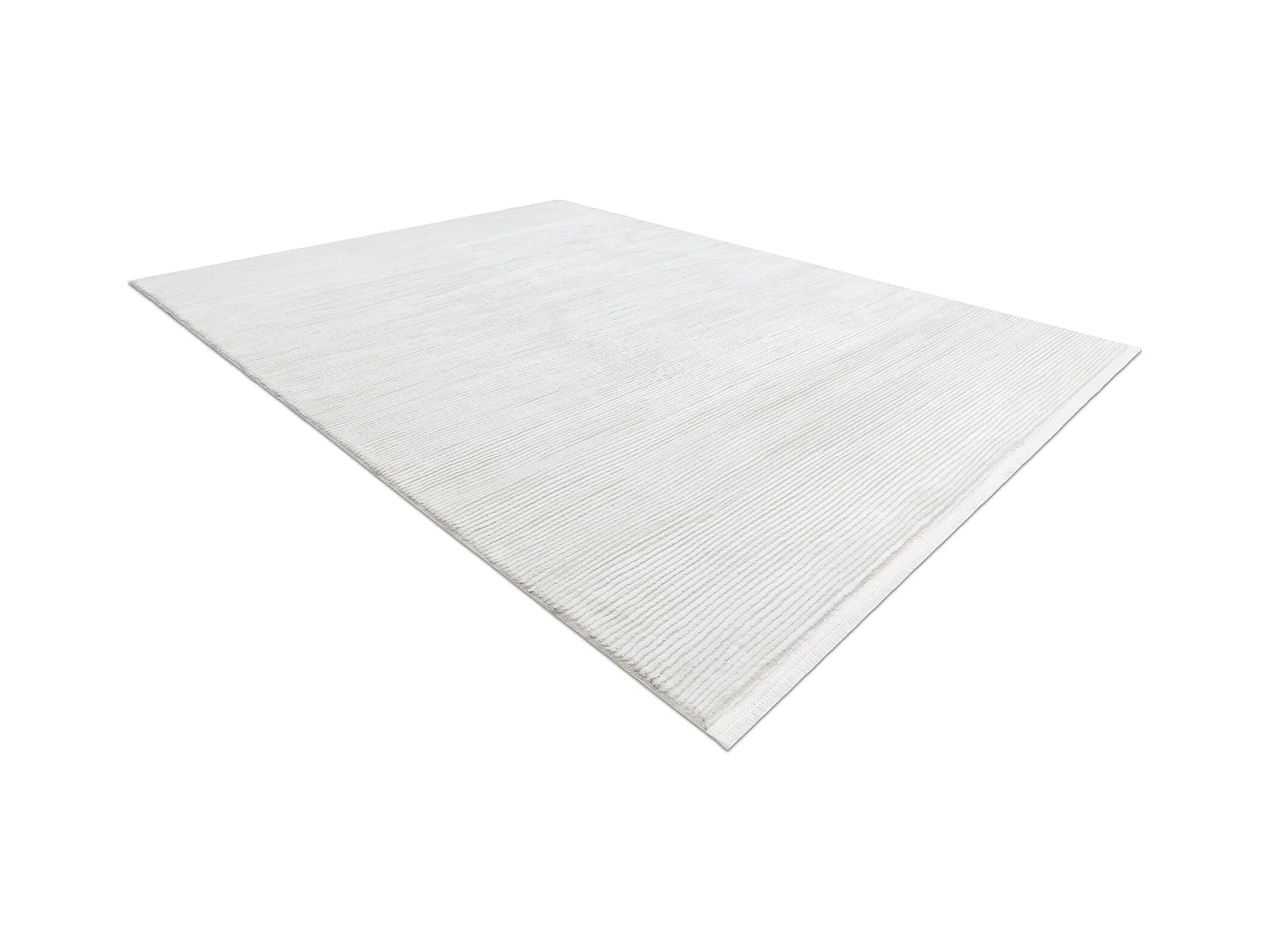 Modern tapijt DUKE 51376 crème - Strepen, gestructureerd, zeer zacht, 140x190 cm