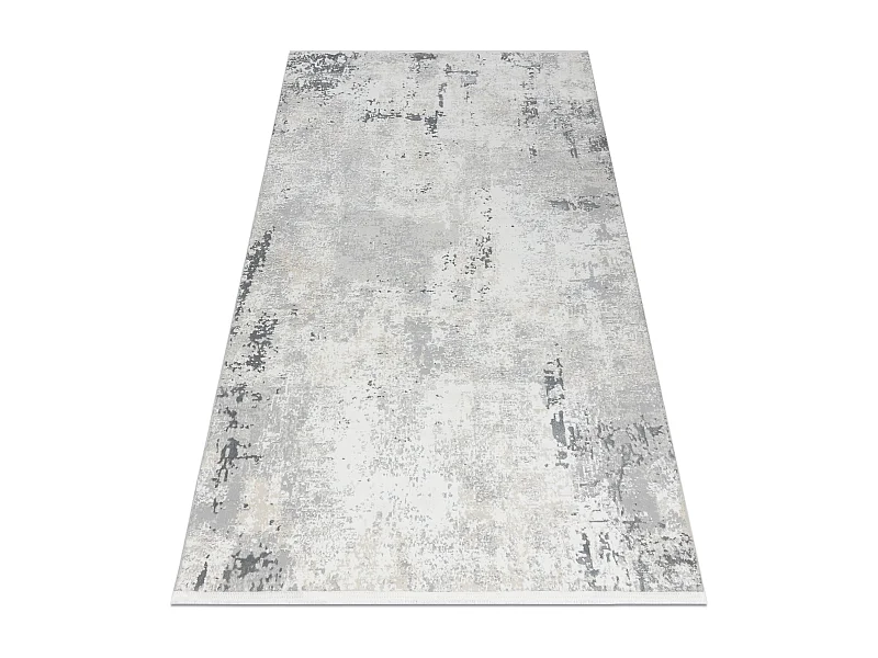 Modern tapijt DUKE 51378 crème / grijs - Beton, steen gestructureerd, 200x290 cm
