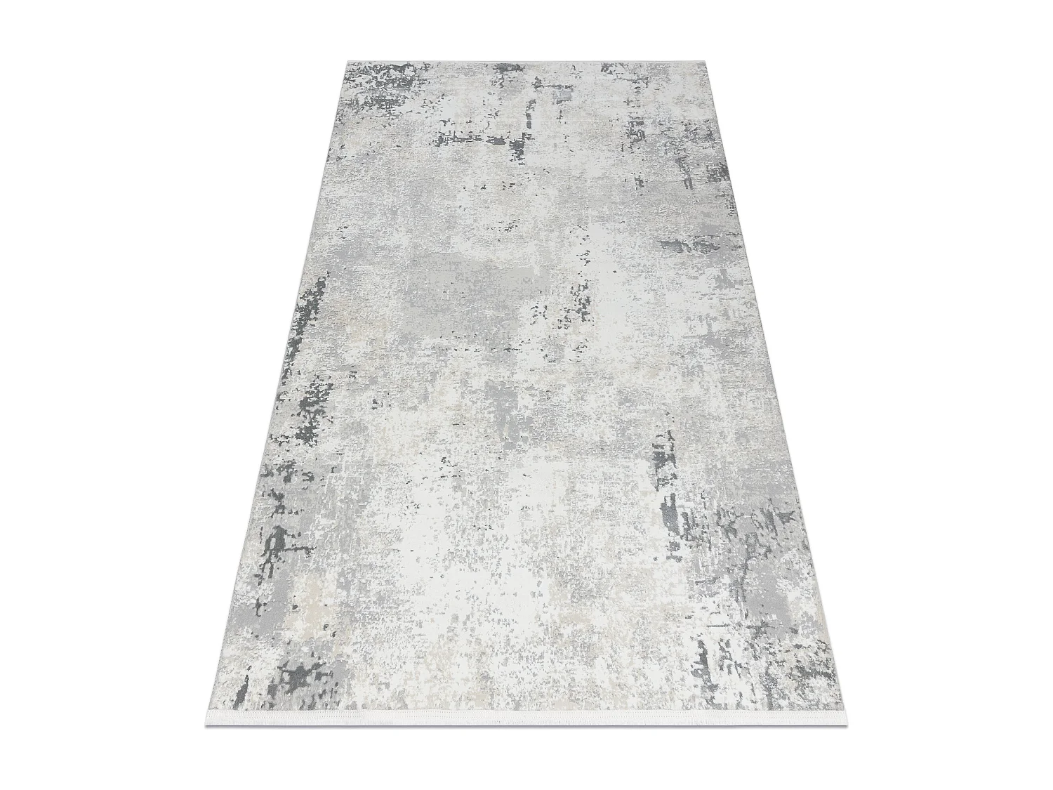 Modern tapijt DUKE 51378 crème / grijs - Beton, steen gestructureerd, 200x290 cm