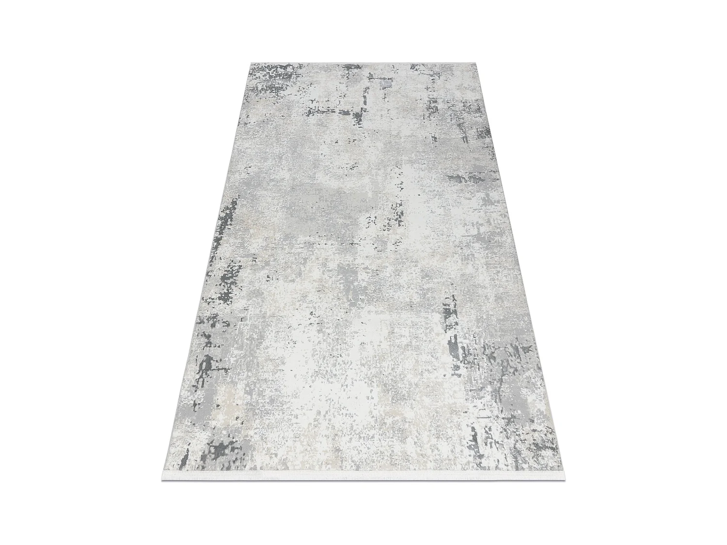 Tapis moderne DUKE 51378 crème / gris - Béton, pierre structuré, tr 160x220 cm