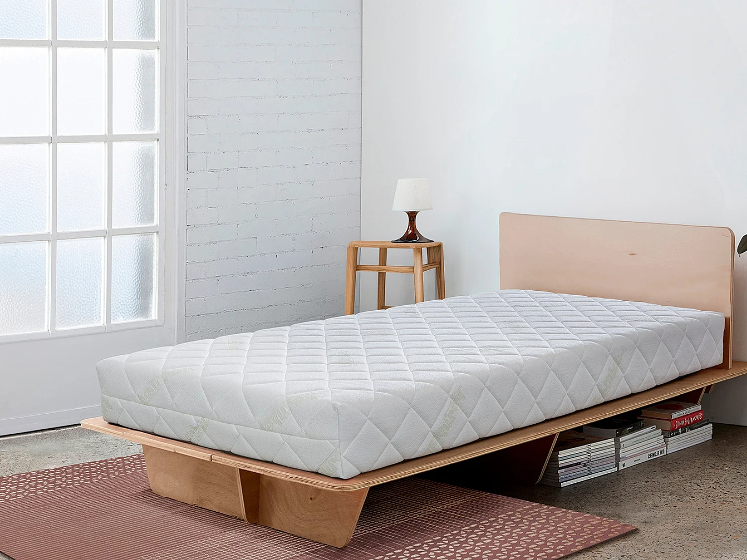 Colchão de espuma DORMISSIMO DELTA SOJA 80x160 Altura 18 cm - com 2 cm de viscoelástica