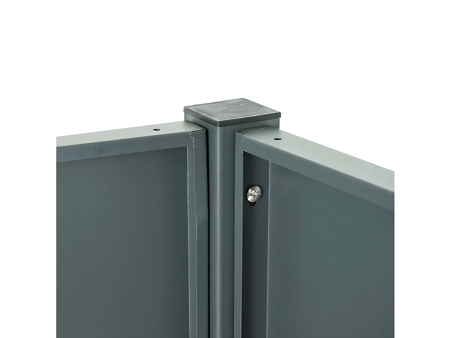 Clôture pour poubelles MCW-J55,  anthracite