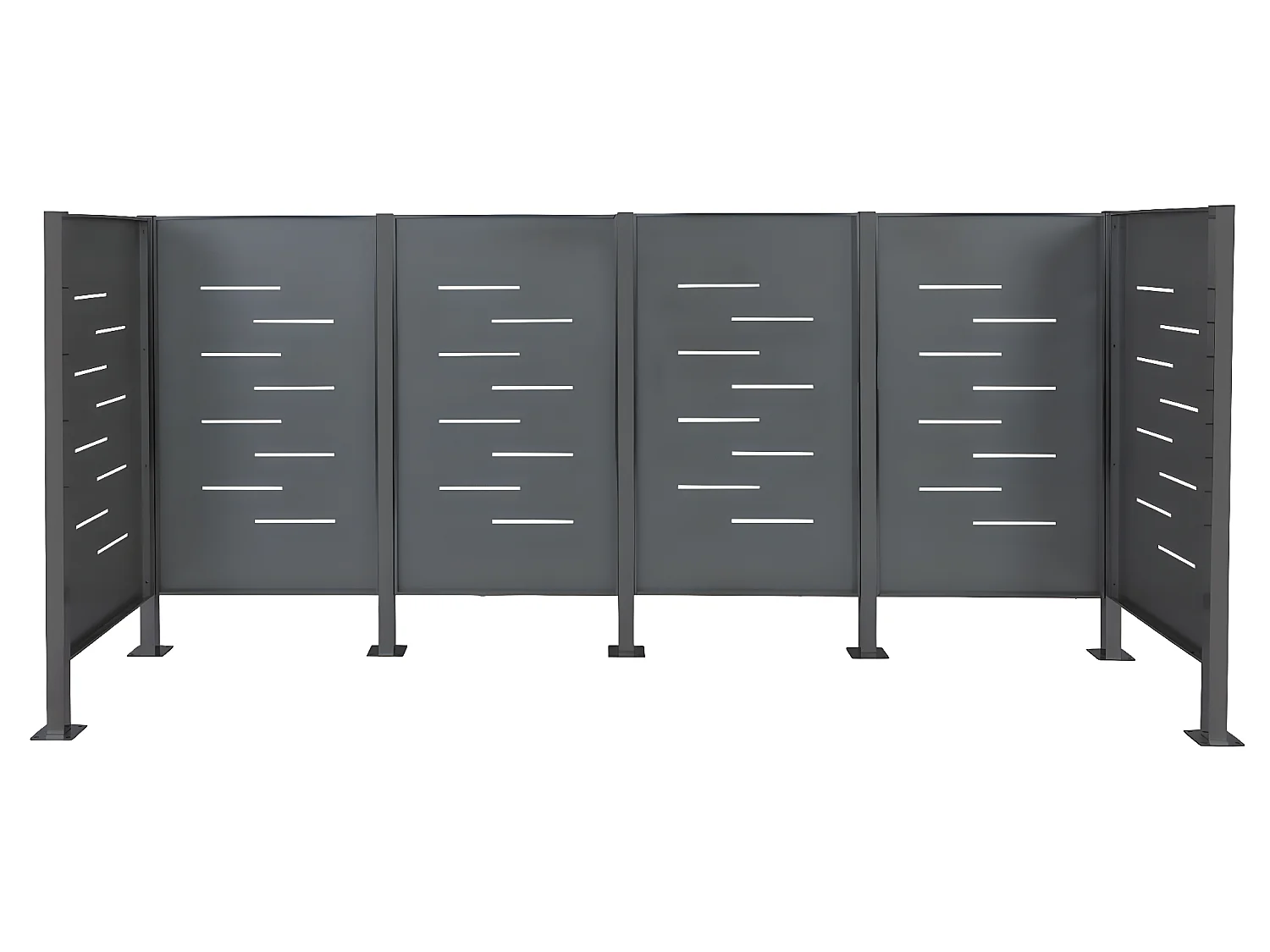 Afvalemmerhek MCW-J55,  antraciet