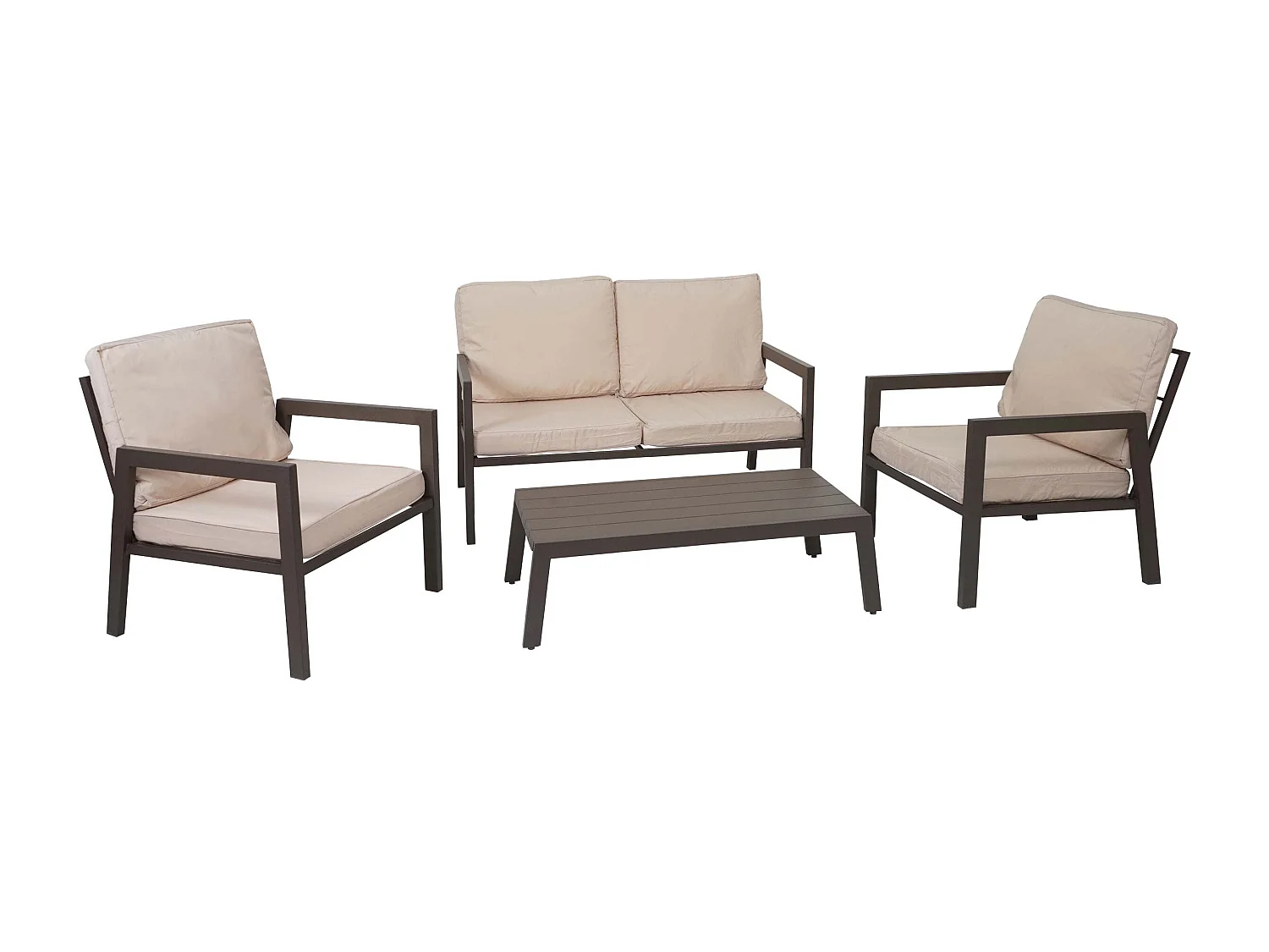 Ensemble MCW-L64 (set de 4),  rembourrage crème-blanc