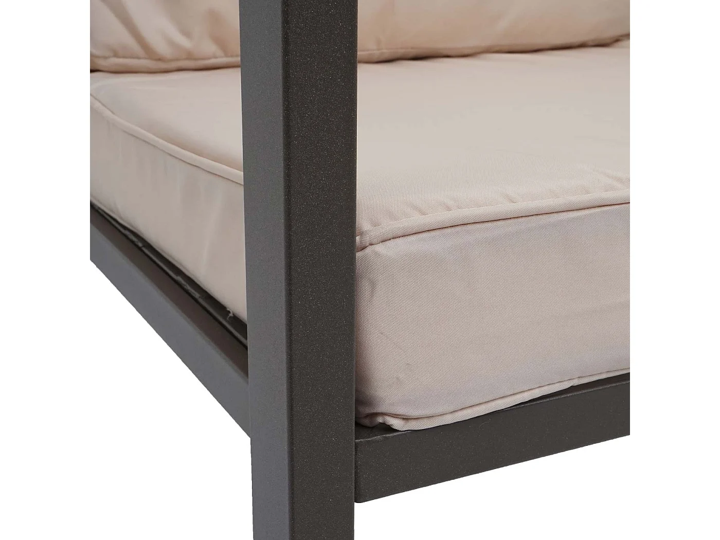 Zestaw MCW-L64 (4 części),  tapicerka kremowo-biała