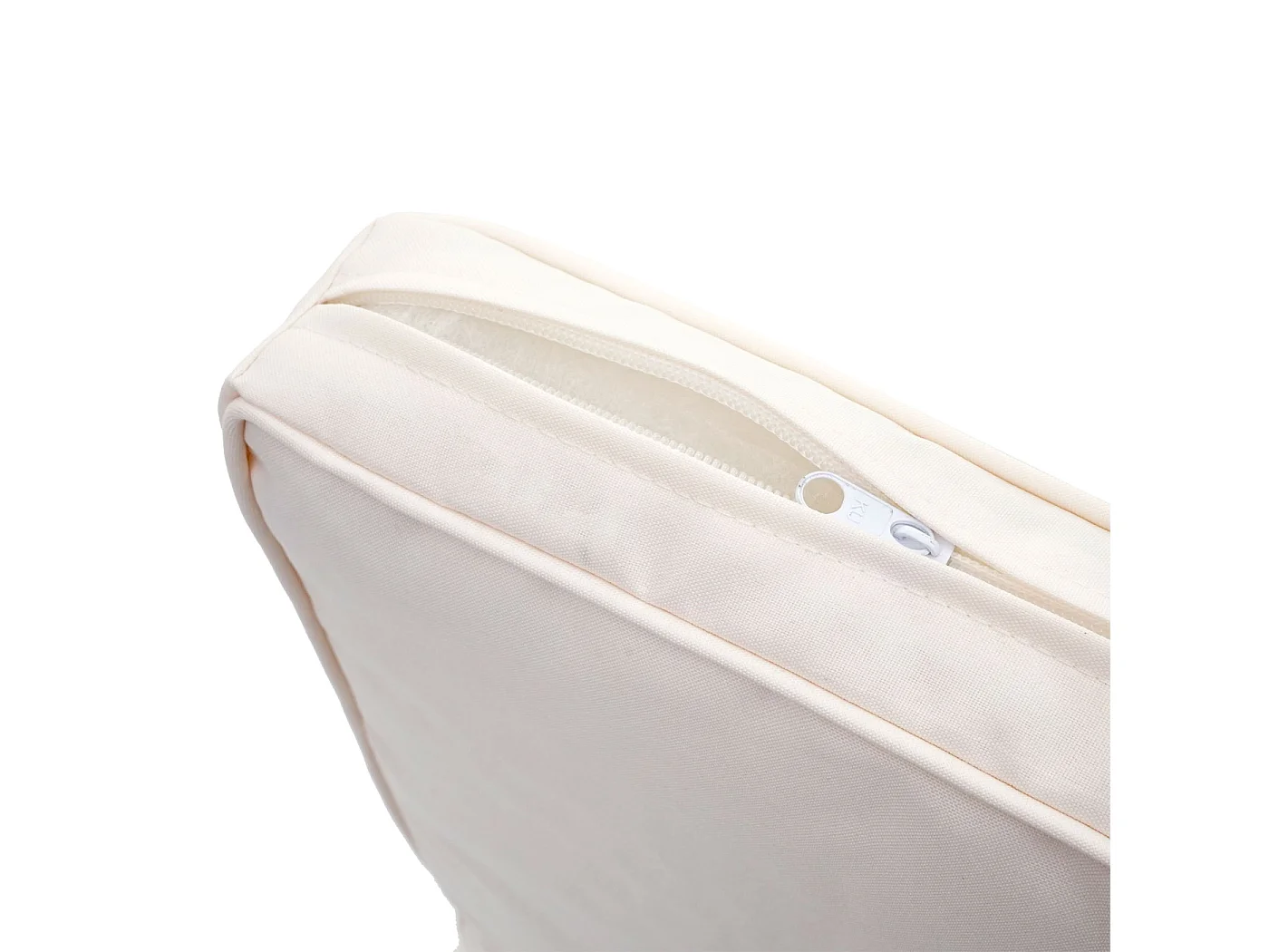 Set de balcon en poly rotin MCW-G27 (3 pièces),  gris, coussin crème