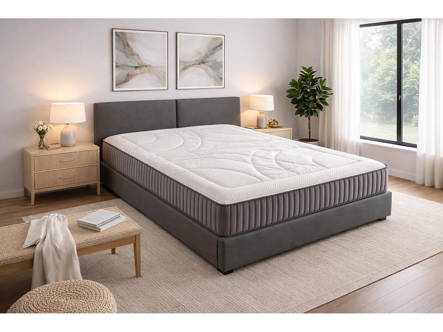 Matelas en mousse DORMISSIMO ANTARES 140x190 cm – Hauteur 24 cm